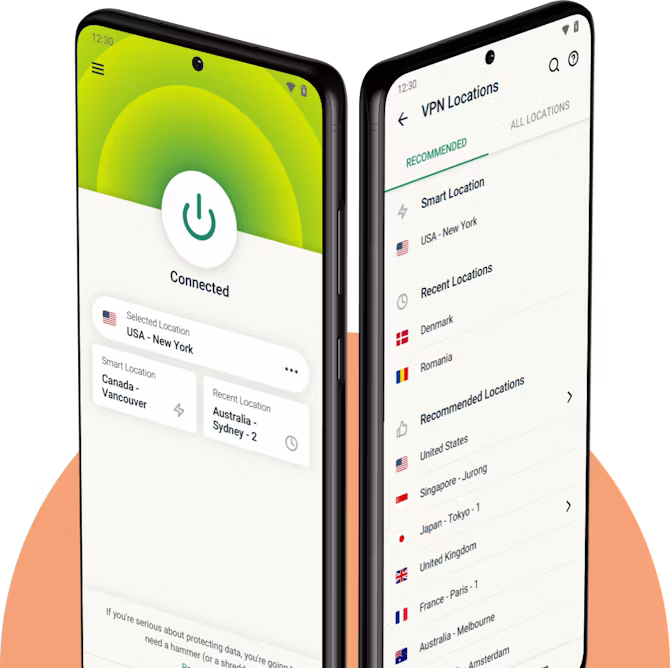 Telefoane Android cu ExpressVPN